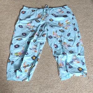 Vintage style pajama pants